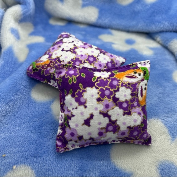 Floral Purple Miniature Pillows - Picture 3 of 4